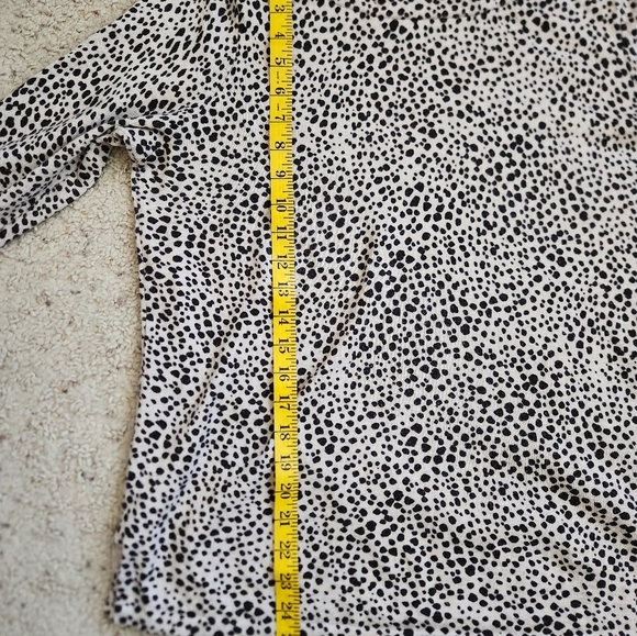 JJill Animal Print Boat Neck Sweater Large Petite - Picture 7 of 11